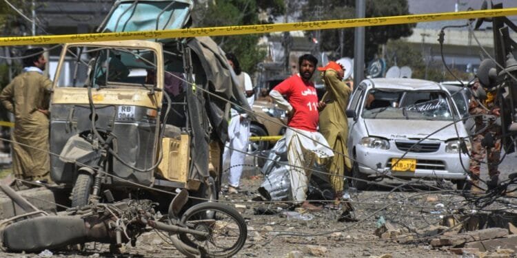 Suicide blast near paramilitary headquarters in Pakistan’s Quetta kills 10