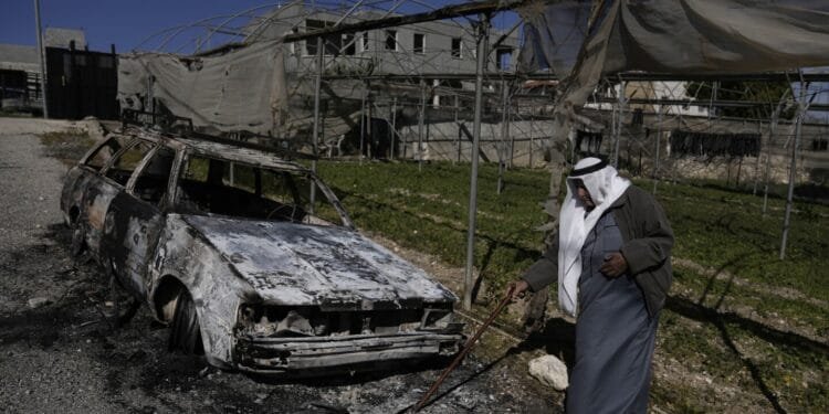 Suspected settlers attacked Palestinian villages hours before Trump rescinded Biden sanctions