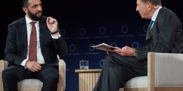 Syrian President al-Sharaa sits down with US general who arrested him 1 Syrian President al-Sharaa sits down with US general who arrested him