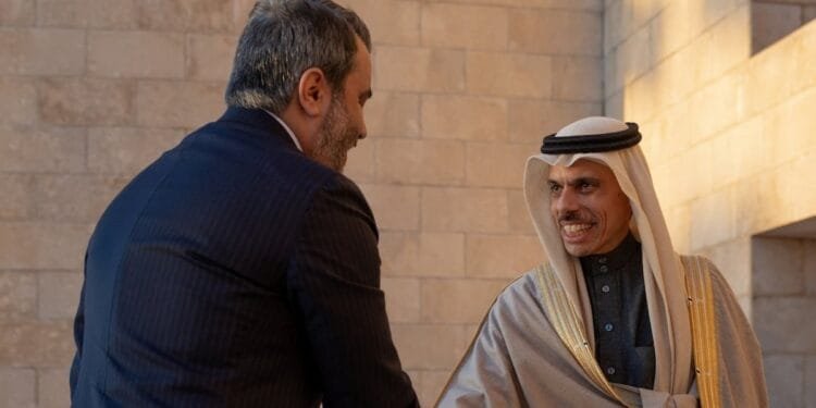 Syria's Foreign Minister holds talks with Saudi officials in Riyadh during first overseas trip