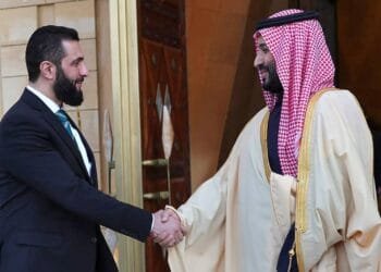 Syria's Sharaa meets Saudi Crown Prince Salman in Riyadh on first foreign trip
