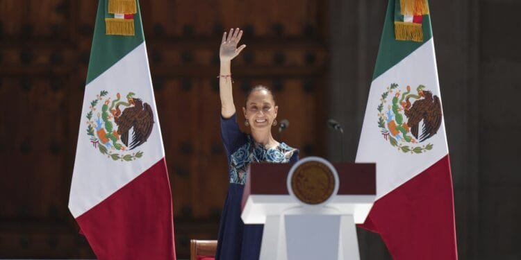 Tens of thousands of Mexicans rally with president to celebrate US decision to delay tariffs