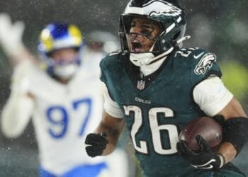 The AP NFL MVP finalists are Josh Allen, Saquon Barkley, Joe Burrow, Jared Goff and Lamar Jackson