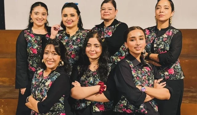 'The Khawatoons' prepare for an all girls comedy show on Friday 1 tribune