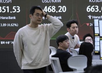 The Latest: Asian markets fall as Trump’s tariffs roil global trade