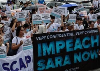 Thousands call for impeachment of Philippines Vice President Sara Duterte