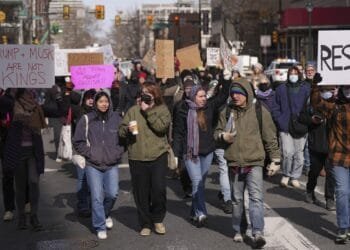 Thousands protest Trump administration policies in cities across the US