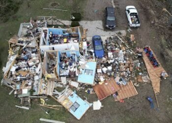 Tornadoes, wildfires and blinding dust sweep across US as massive storm leaves at least 32 dead