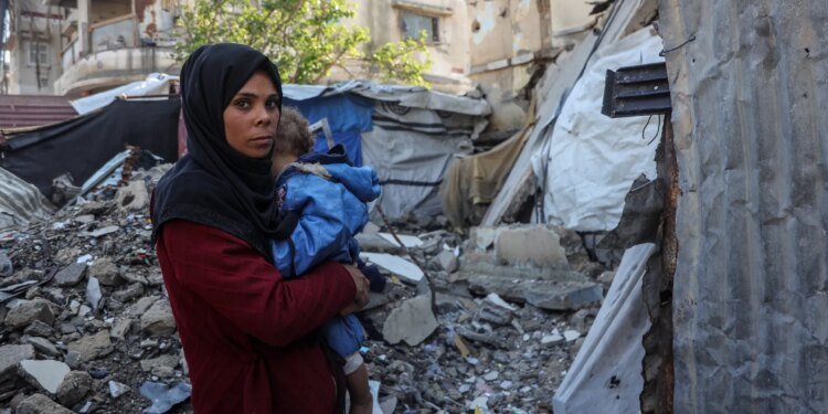 Tragedy in Gaza as winter storm turns family’s shelter into rubble