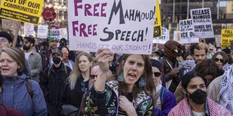 Trump campaigned as a protector of free speech. Critics say his actions as president threaten it