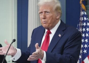 Trump consoles crash victims then dives into politics with attack on diversity initiatives