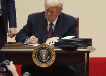 Trump signs executive order directing US withdrawal from the Paris climate agreement — again