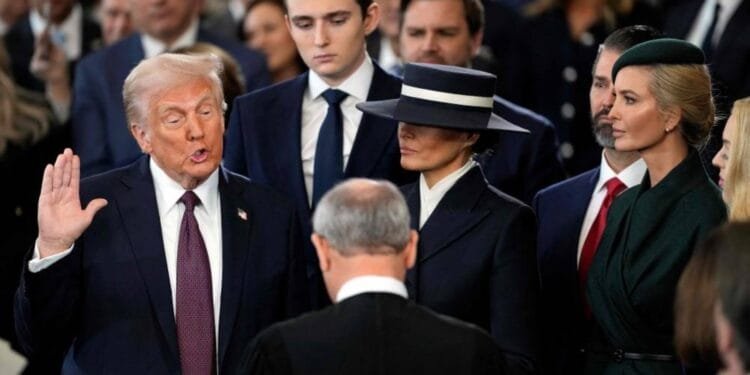 Trump sworn in a second time, vows 'golden age of America'