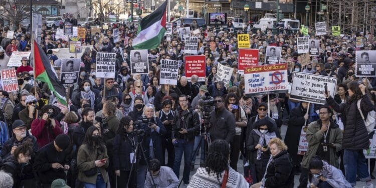 Trump warns that arrest of Palestinian activist at Columbia will be ‘first of many’