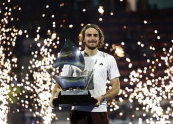 Tsitsipas beats Auger-Aliassime, clinches maiden Dubai Open title