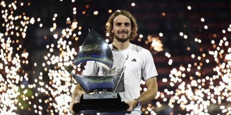 Tsitsipas beats Auger-Aliassime, clinches maiden Dubai Open title