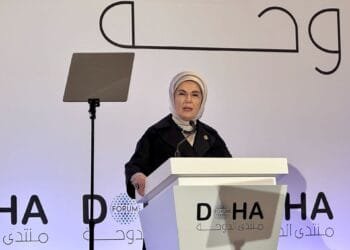 Turkish first lady urges Melania Trump to speak out for Gaza’s children