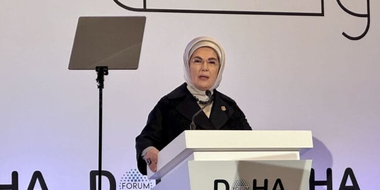 Turkish first lady urges Melania Trump to speak out for Gaza’s children