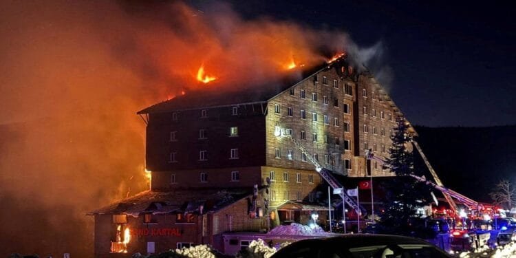Turkish ski resort fire kills 10