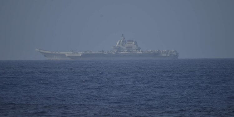 Two Chinese aircraft carriers seen in Pacific for first time, Japan says