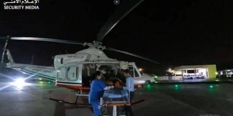 Two Emiratis, European woman airlifted to hospital after road accidents in Sharjah