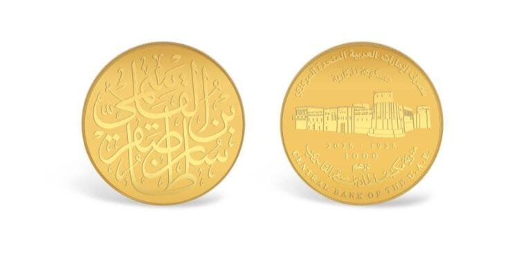UAE Central Bank issues gold, sliver coins marking centenary of Sharjah's first library