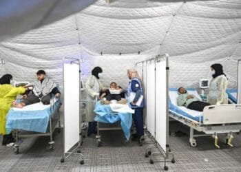 UAE Floating Hospital receives dozens of Palestinian patients from Gaza since start of ceasefire