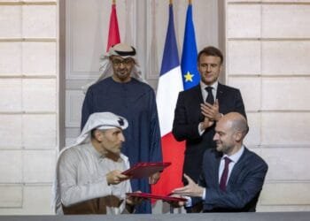 UAE, French Presidents discuss bilateral ties in Paris, witness the signing of Framework for Cooperation in AI