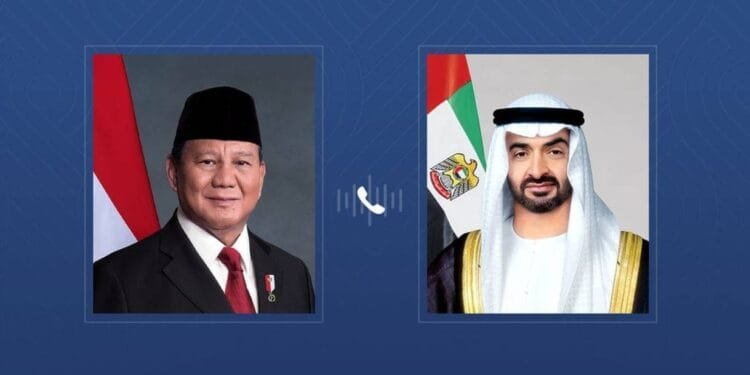 UAE, Indonesia Presidents discuss bilateral ties, regional developments