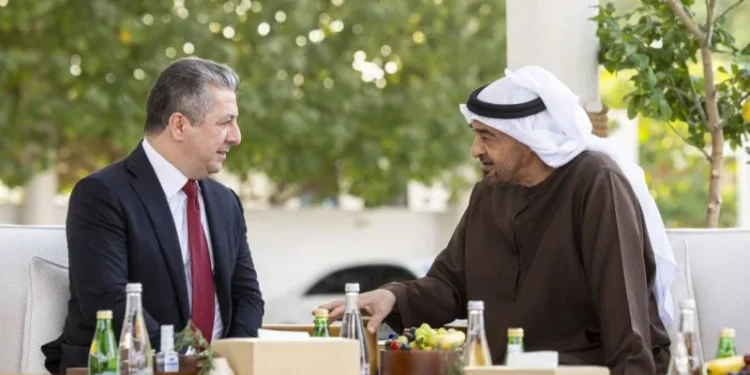 UAE President, Kurdistan PM explore ways to enhance cooperation