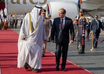 UAE President welcomed in Cairo by Egyptian leader at start of fraternal visit