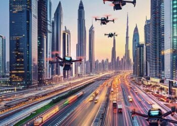 UAE begins mapping air corridors for air taxis, cargo drones