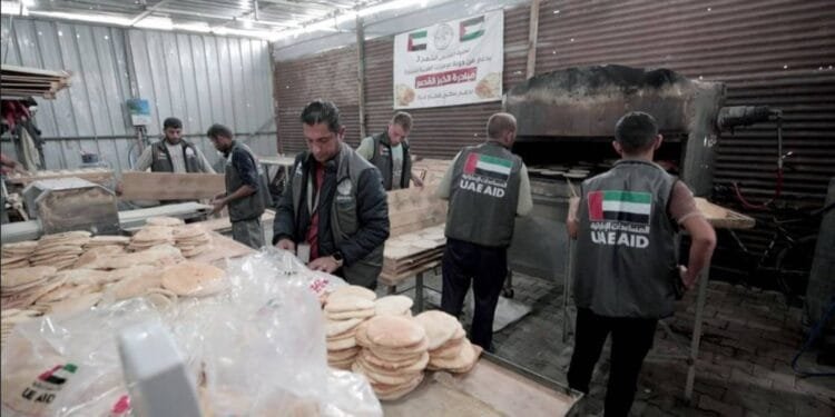 UAE supports the operation of 14 bakeries in Gaza