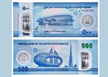 UAE's Dhs500 note awarded 'best new banknote issue for 2025' in Europe, Middle East and Africa region