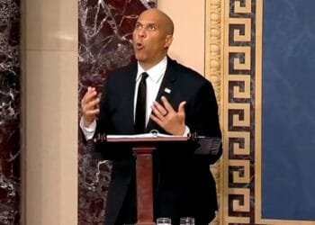 US Senator Cory Booker makes history with record speech aimed at Trump