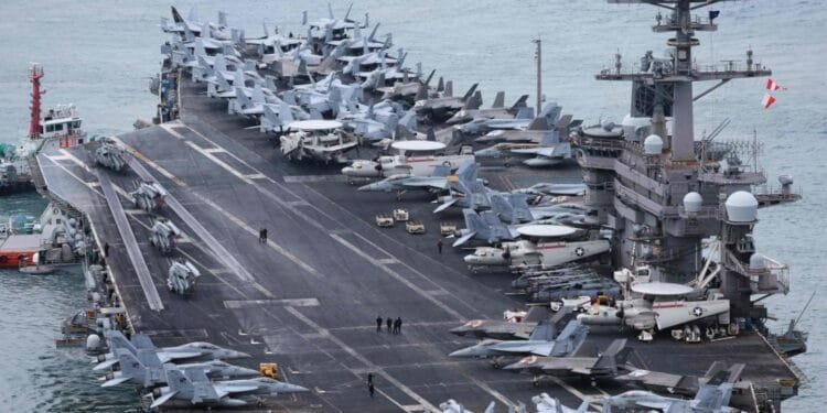 US carrier arrives in South Korea amid rising tensions in region