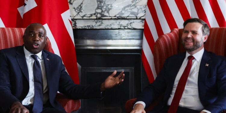 US has ‘no plans’ to recognise Palestinian state, Vance says on UK trip