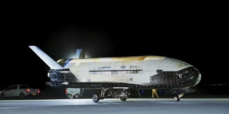 US military’s mini space shuttle returns to Earth after orbiting for 434 days on a secret mission