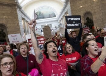 Utah governor signs collective bargaining ban for teachers, firefighters and police unions