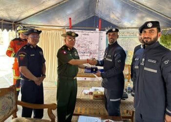 VIDEO: Myanmar honours UAE team for earthquake search and rescue mission