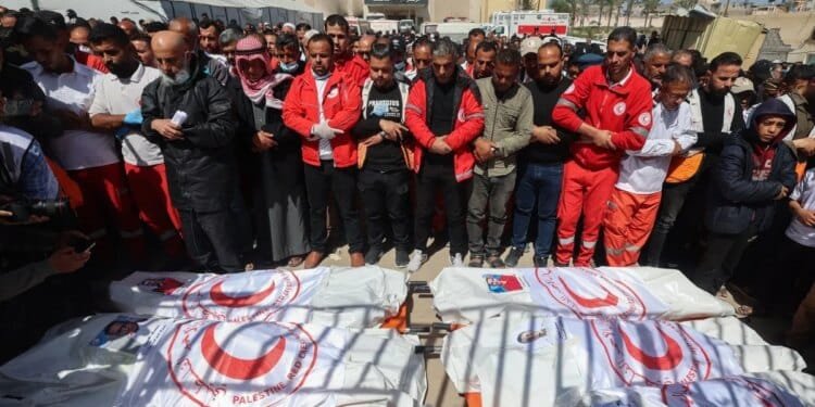 We dug up medics in Gaza. A year later, international law remains buried