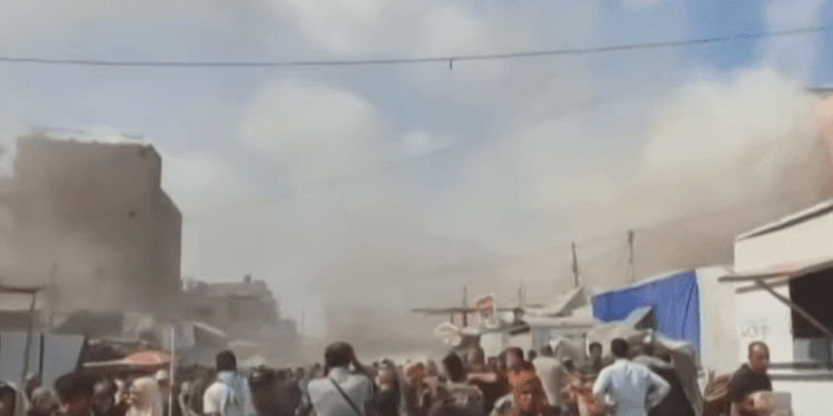 What are double-tap strikes that Israel used to hit a hospital?