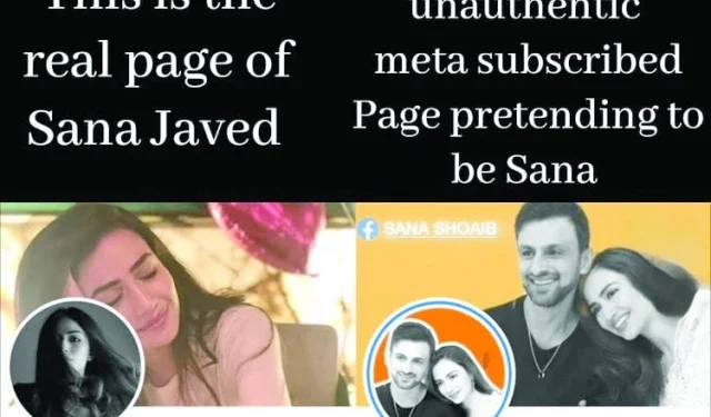 When fake outshines real 1 sana javed s official page photo instagram