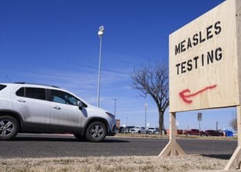 Who are the Mennonites in a Texas community where measles is spreading?