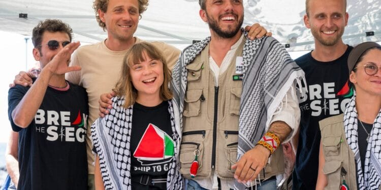 Who’s onboard the Madleen Gaza flotilla, and where has it reached so far?