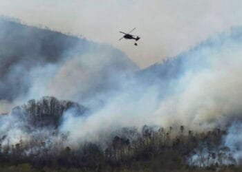 Wildfires in North and South Carolina fueled by drought, wind and fallen trees from Hurricane Helene