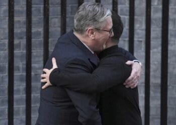 Zelenskyy embraced by British prime minister a day after White House blowout