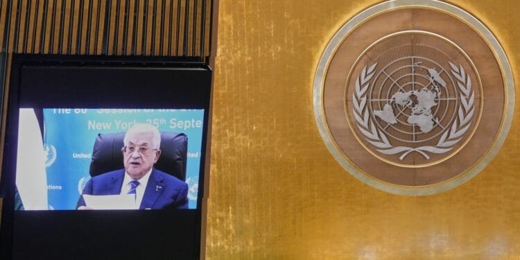 ‘Palestinians will not leave,’ their president tells world leaders at UN in defiant, virtual speech