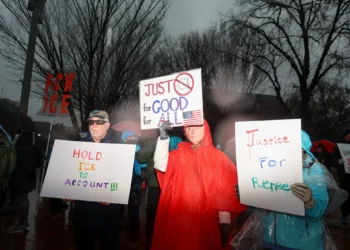 ‘We have to stand up’: ICE killing in Minneapolis sparks protests across US