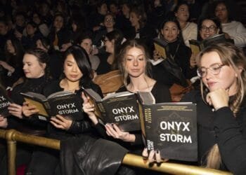 ‘Yes, Queen!’ Fans gather in Manhattan to cheer on author Rebecca Yarros